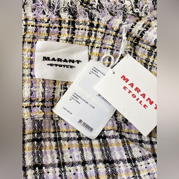 Isabel Marant Nameo Jacket In Lilac And Yellow size 38/ us size 6 - Picture 15 of 16